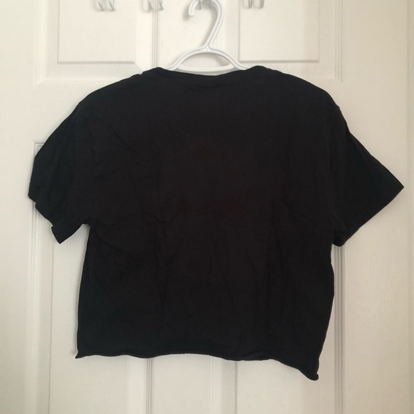 PINK pocket crop tshirt top - Picture 2 of 2